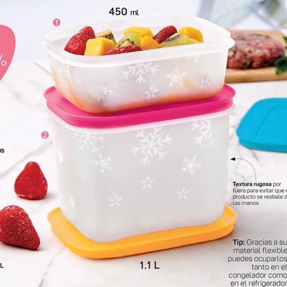 Tupperware Set of 2 Freeze It Starter Conteiner - Picture 8 of 8